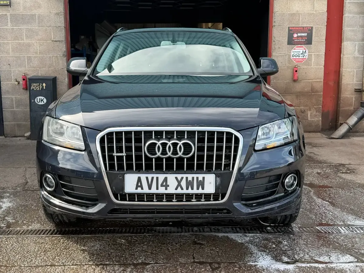 Used Audi Q5 Comfort 150 HP (110 kW) 2014 Blue SUV