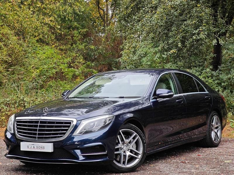 Blue Used 2014 Mercedes S400L AMG line Sedan | £12,990 - Image 1/4