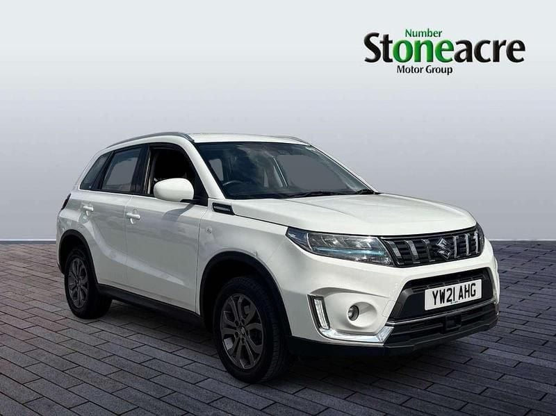 White Used 2021 Suzuki Vitara SZ4 SUV | £12,999 (Fair price) - Image 1/4
