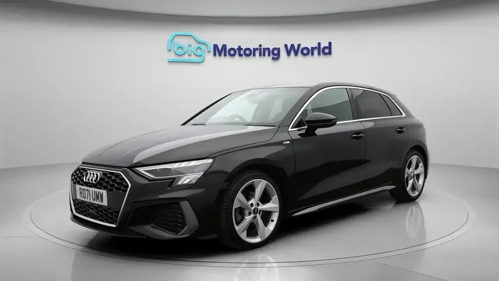 Used Audi A3 Sportback S-Line 110 HP (80 kW) 2021 Black Hatchback