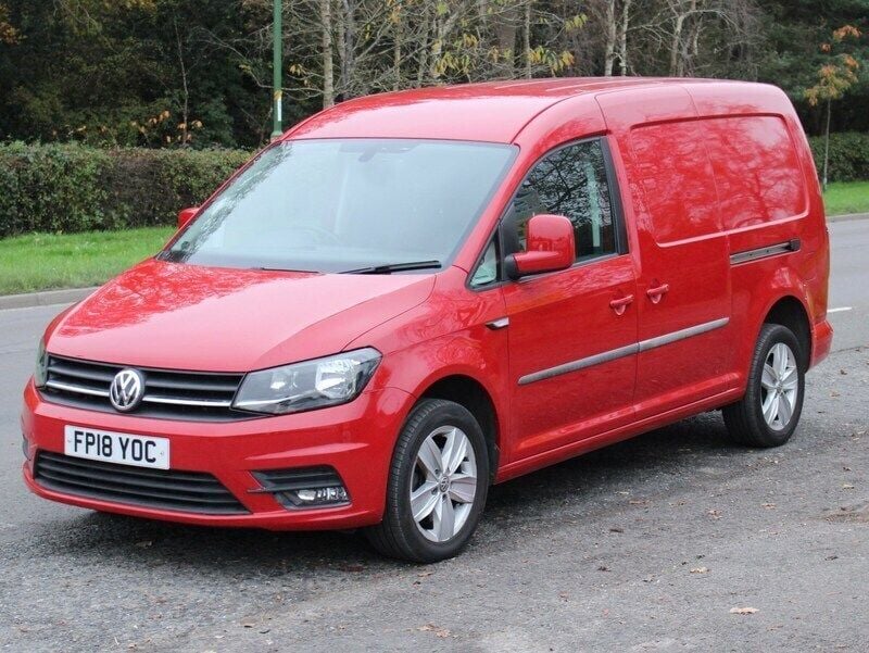 Red Used 2018 VW Caddy Maxi Highline MPV | £13,500 (Super price) - Image 1/4