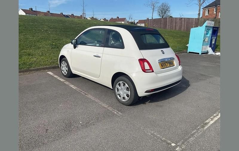 Used Fiat 500C Pop 69 HP (50 kW) 2018 White Cabriolet