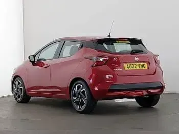 Used Nissan Micra Acenta 92 HP (67 kW) 2022 Red Hatchback