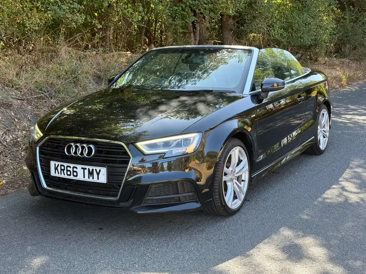 Used Audi A3 Cabriolet S-Line 2016 Black Cabriolet