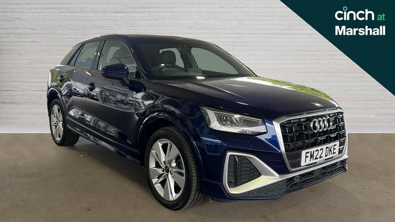 Blue Used 2022 Audi Q2 S-Line SUV | £20,591 (Fair price) - Image 1/4