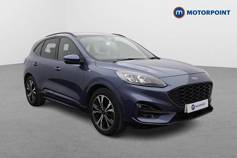Blue Used 2022 Ford Kuga ST-Line X SUV | £20,299 (Fair price) - Image 1/4