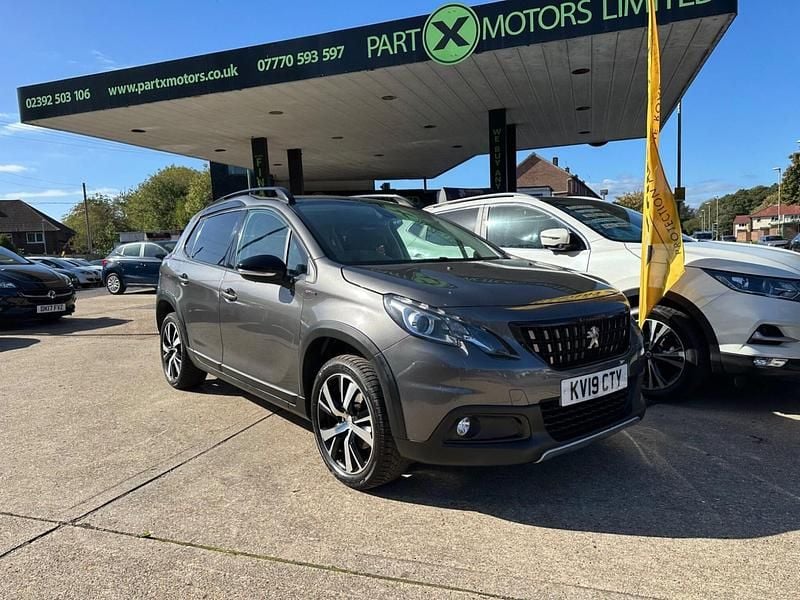 Grey Used 2019 Peugeot 2008 GT-line SUV | £9,295 (Good price) - Image 1/4