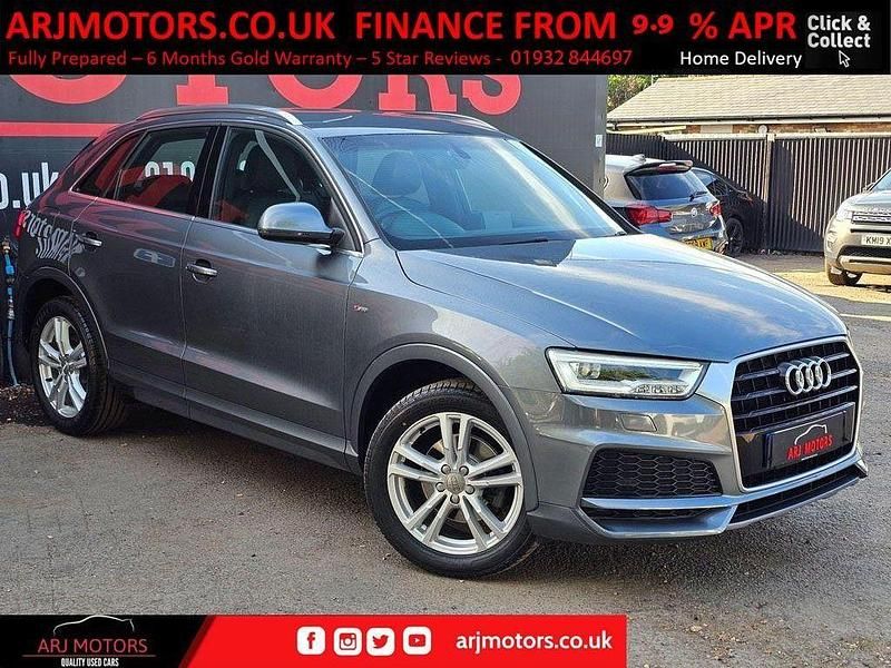 Grey Used 2017 Audi Q3 S-Line SUV | £14,995 (Fair price) - Image 1/4