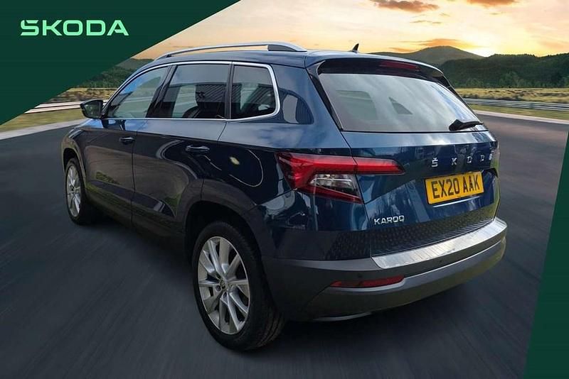 Used Skoda Karoq SE L 150 HP (110 kW) 2020 Blue SUV