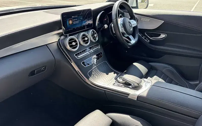 Used Mercedes C220 AMG line 194 HP (142 kW) 2021 White Cabriolet