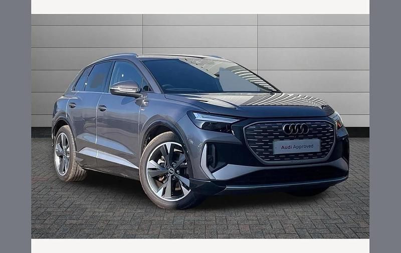 Used Audi Q4 e-tron S-Line 219 kW (299 HP) 2022 Typhoon grey SUV