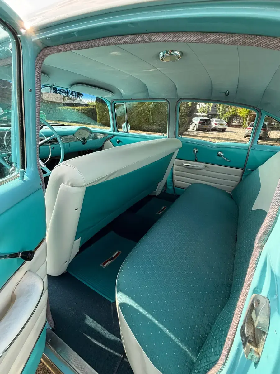 Used Chevrolet Bel Air 1955 White/blue Sedan