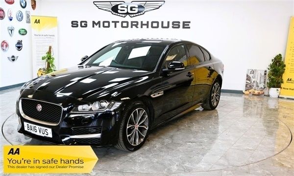 Black Used 2016 Jaguar XF R-Sport Sedan | £9,885 (Fair price) - Image 1/1