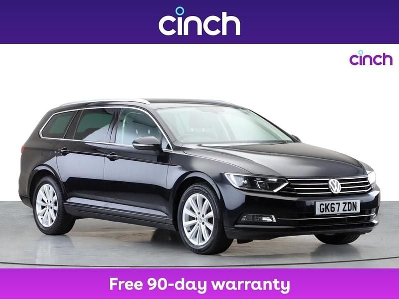 Black Used 2017 VW Passat Business Estate | £10,949 (Good price) - Image 1/3