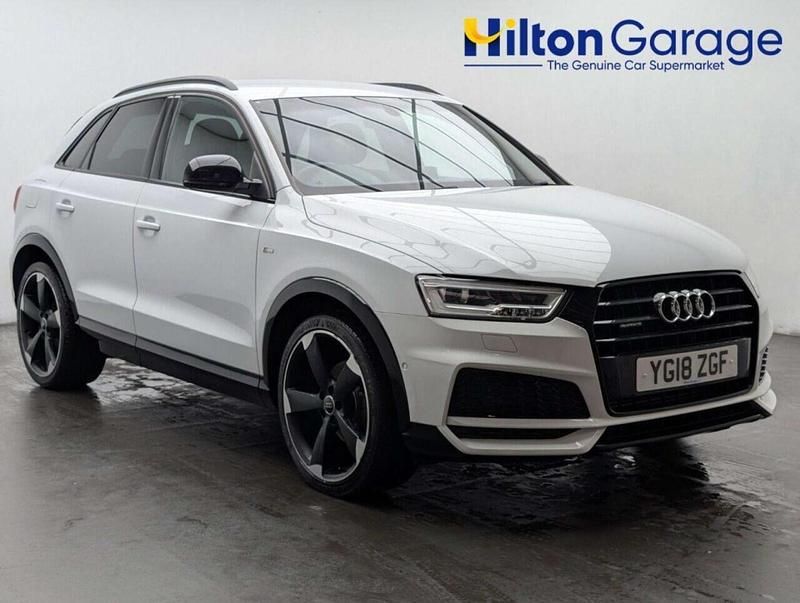 Used Audi Q3 Black Edition 180 HP (132 kW) 2018 White SUV