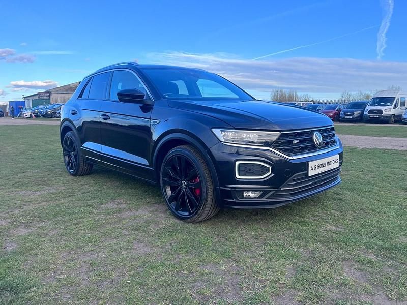 Used VW T-Roc R-line 150 HP (110 kW) 2021 Black SUV