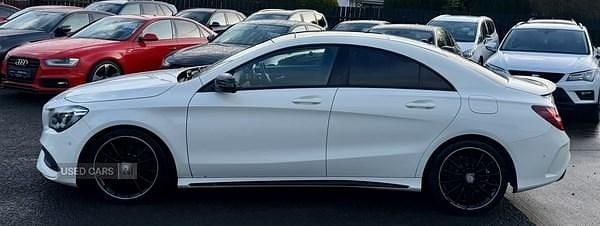 Used Mercedes CLA220 AMG line 2017 White Sedan