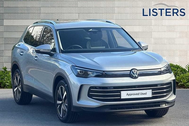 Silver Used 2024 VW Tiguan Elegance SUV | £33,961 (Expensive) - Image 1/4