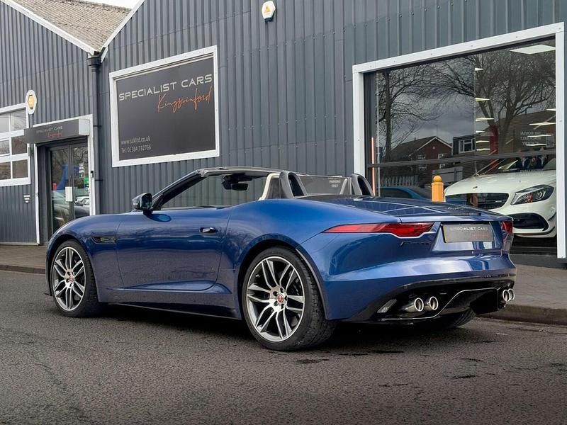 Used Jaguar F-Type R-Dynamic 450 HP (330 kW) 2020 Blue Cabriolet