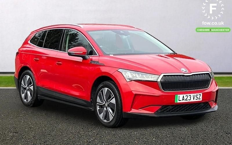 Used Skoda Enyaq iV ecoSuite 150 kW (204 HP) 2023 Red SUV