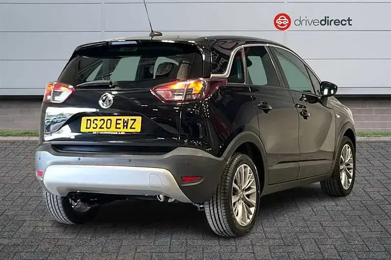 Used Vauxhall Crossland X SRi 110 HP (80 kW) 2020 Black SUV