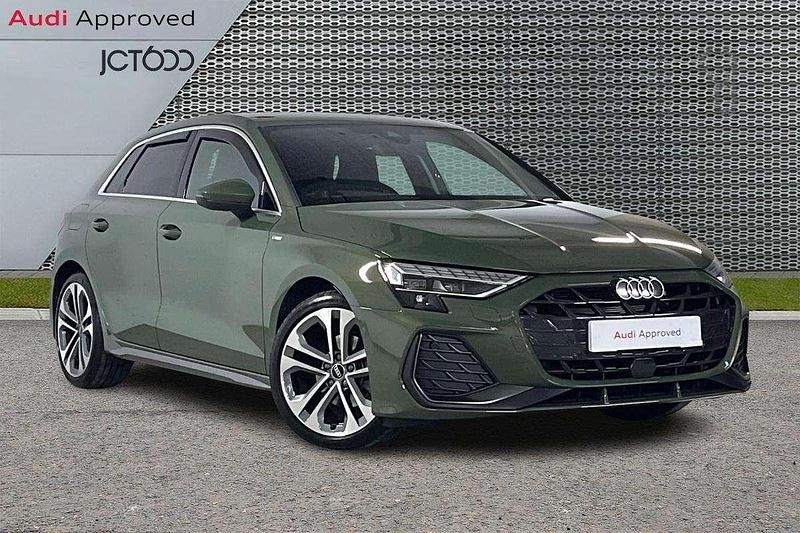 Green Used 2025 Audi A3 S-Line Hatchback | £29,105 (A bit pricey) - Image 1/4