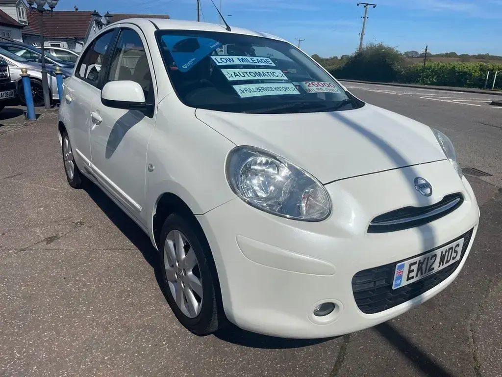 Used Nissan Micra Acenta 80 HP (58 kW) 2012 White Hatchback