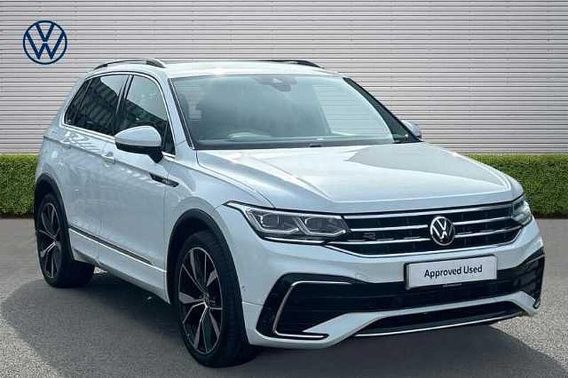 Used VW Tiguan R-line 150 HP (110 kW) 2021 White  SUV