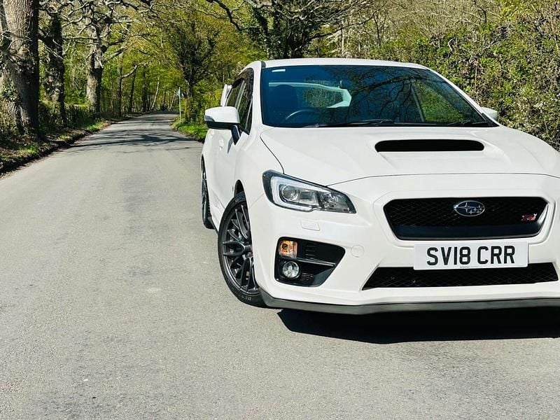 Used Subaru WRX STI 2018 White Sedan