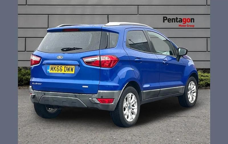 Used Ford Ecosport Zetec 123 HP (90 kW) 2016 Blue SUV