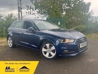 Blue Used 2015 Audi A3 Sportback Sport Hatchback | £4,549 (Fair price) - Image 1/4