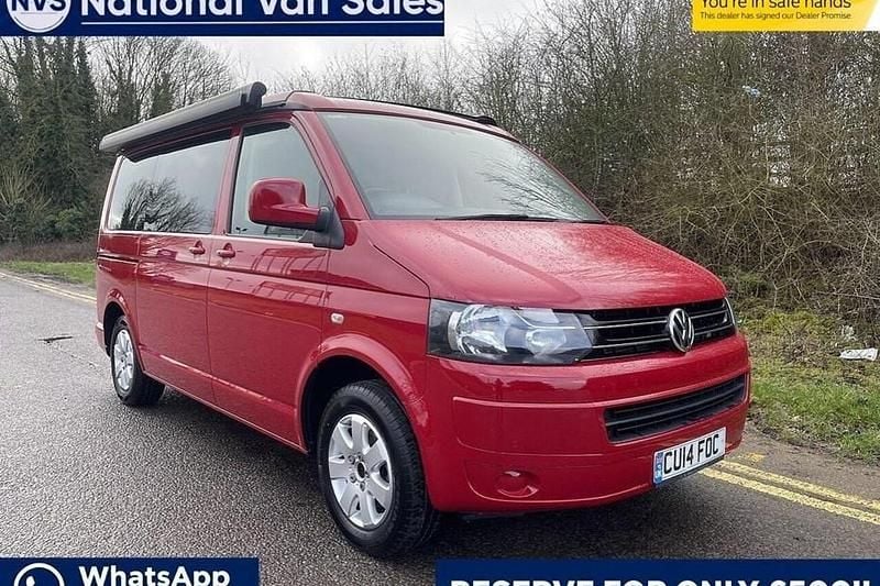 Used VW California Beach 140 HP (102 kW) 2014 Red Van
