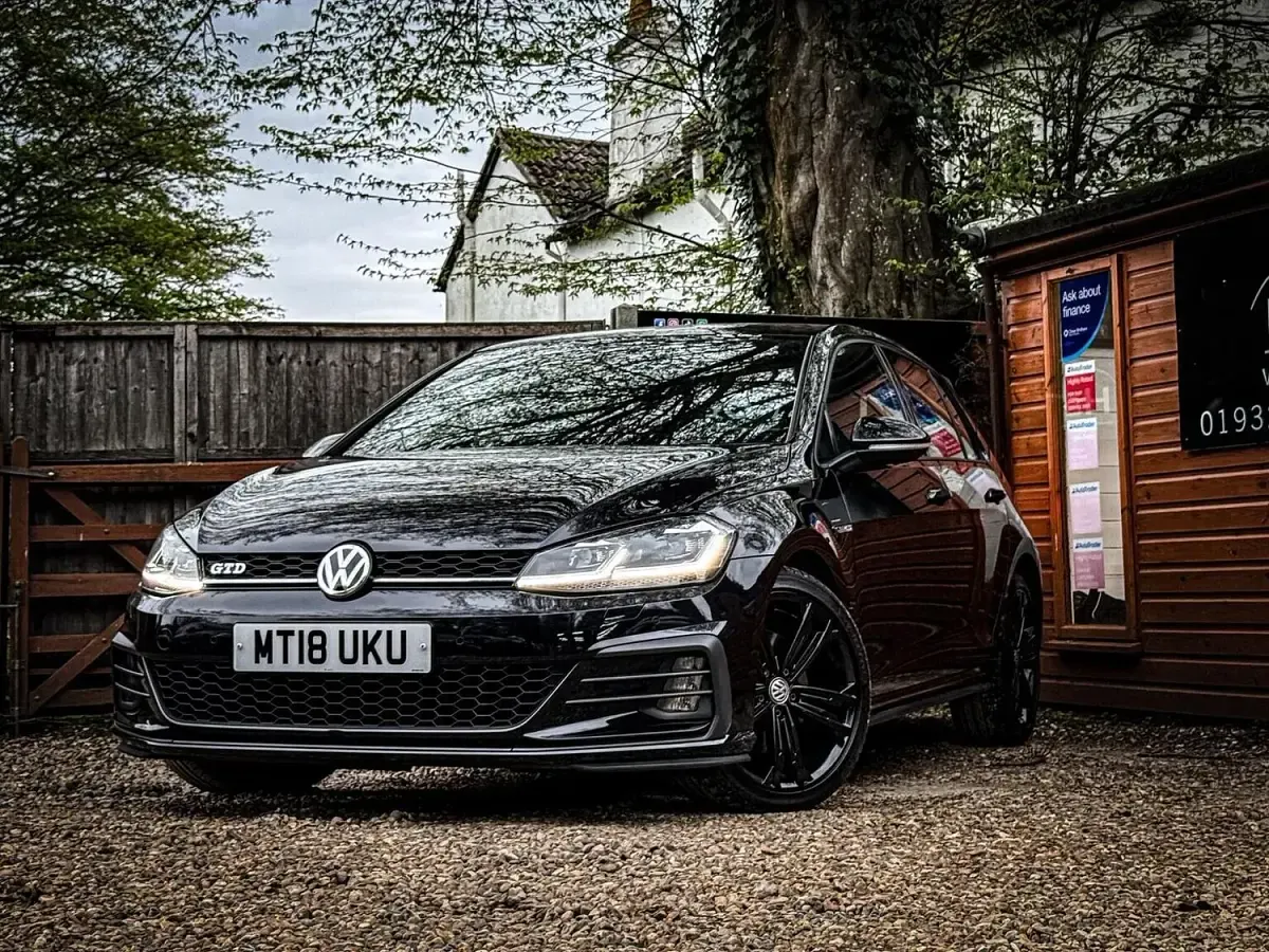 Used VW Golf VII GTD 184 HP (135 kW) 2018 Black Hatchback