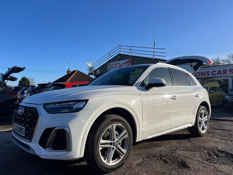 White Used 2022 Audi Q5 S-Line SUV | £28,995 (Good price) - Image 1/3