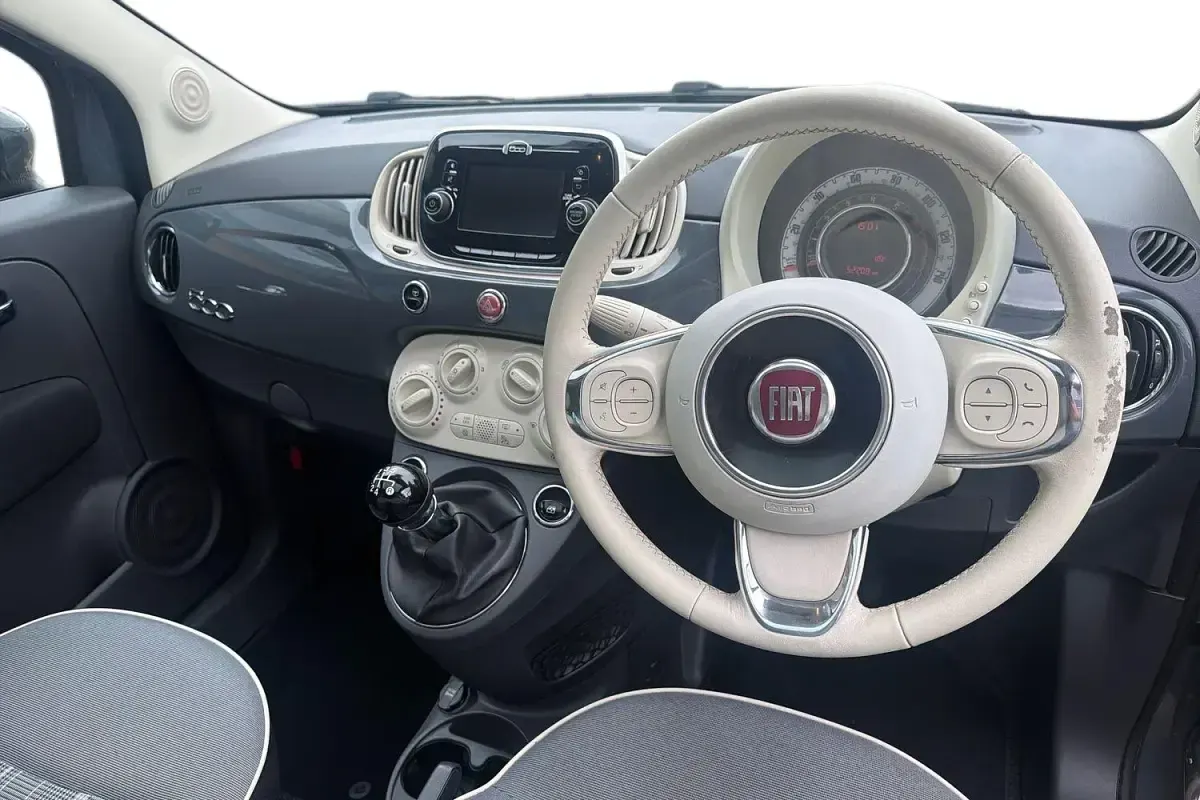 Used Fiat 500 Lounge 69 HP (50 kW) 2017 Grey Hatchback