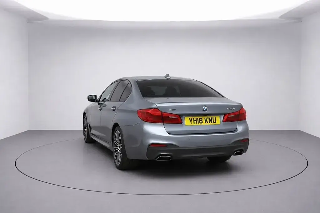 Used BMW 540 M Sport 340 HP (250 kW) 2018 Blue Sedan