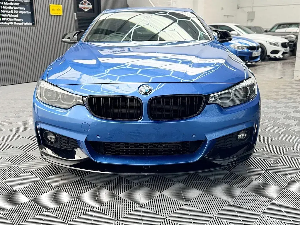 Used BMW 420 Coupé M Sport 190 HP (139 kW) 2018 Blue Coupe