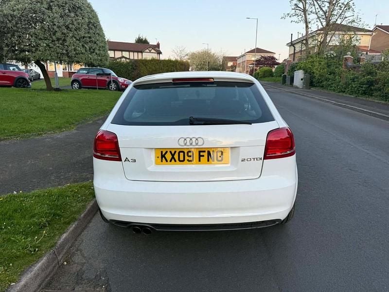 Used Audi A3 S-Line 2009 White Hatchback