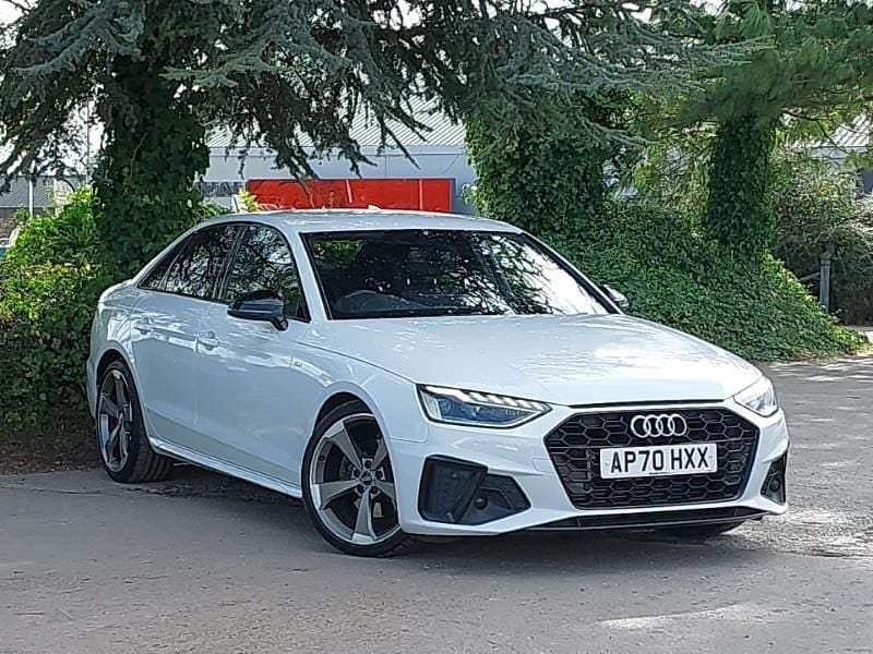 White Used 2020 Audi A4 Black Edition Sedan | £19,798 (A bit pricey) - Image 1/4