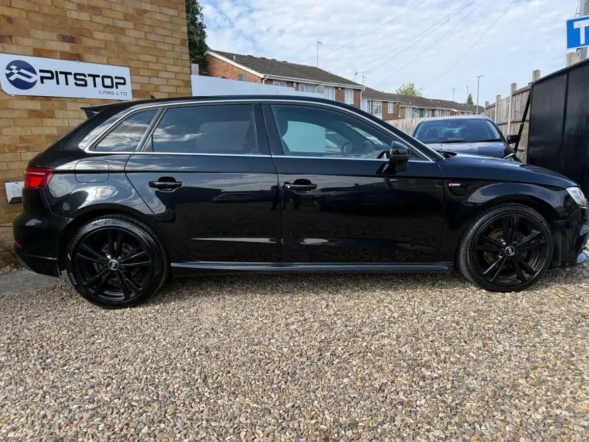 Used Audi A3 S-Line 184 HP (135 kW) 2016 Black Hatchback
