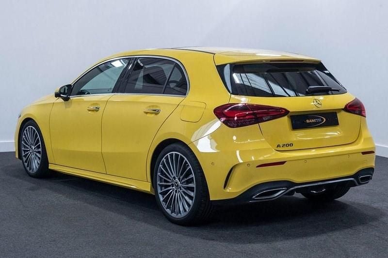 Used Mercedes A200 AMG line 2024 Yellow Hatchback