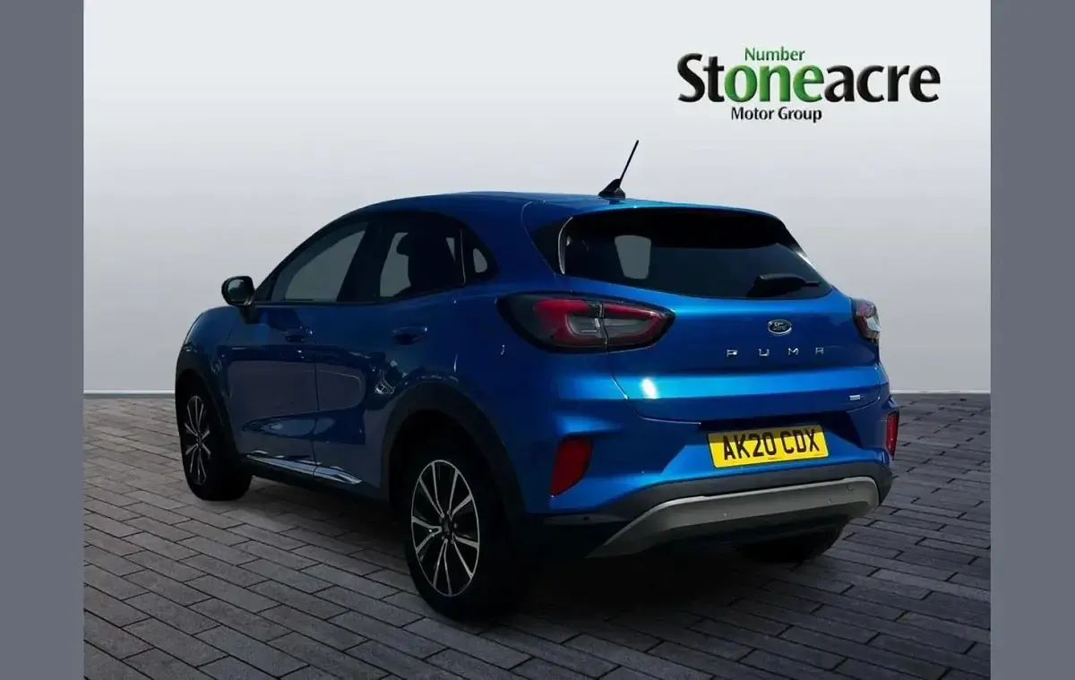 Used Ford Puma Titanium 123 HP (90 kW) 2020 Blue SUV