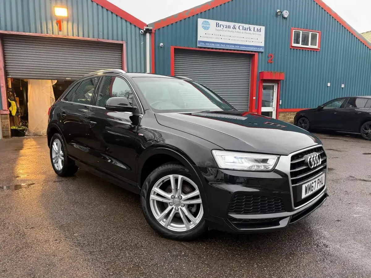 Used Audi Q3 S-Line 150 HP (110 kW) 2018 Black SUV