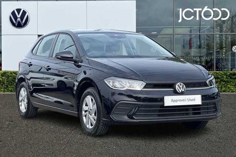 Black Used 2022 VW Polo Life Hatchback | £15,193 (Fair price) - Image 1/4