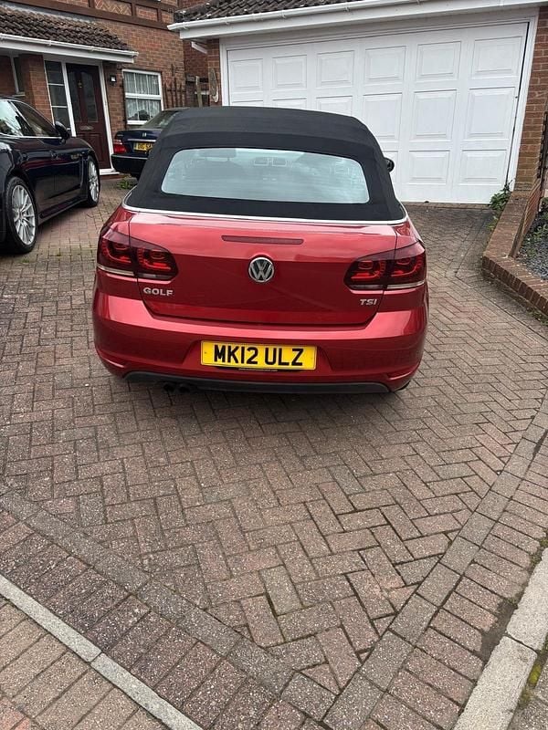 Used VW Golf Cabriolet GT 2012 Red Cabriolet