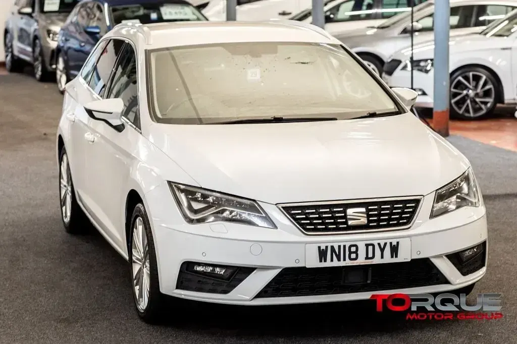 Used Seat Leon ST XCELLENCE 150 HP (110 kW) 2018 White Estate