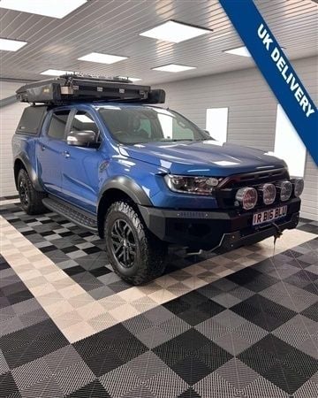 Blue Used 2020 Ford Ranger Raptor Pickup | £68,999 - Image 1/3