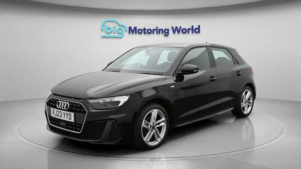 Used Audi A1 Sportback S-Line 95 HP (69 kW) 2023 Black Hatchback