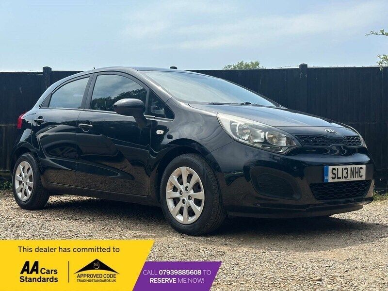 Black Used 2013 Kia Rio Hatchback | £2,995 (Fair price) - Image 1/4