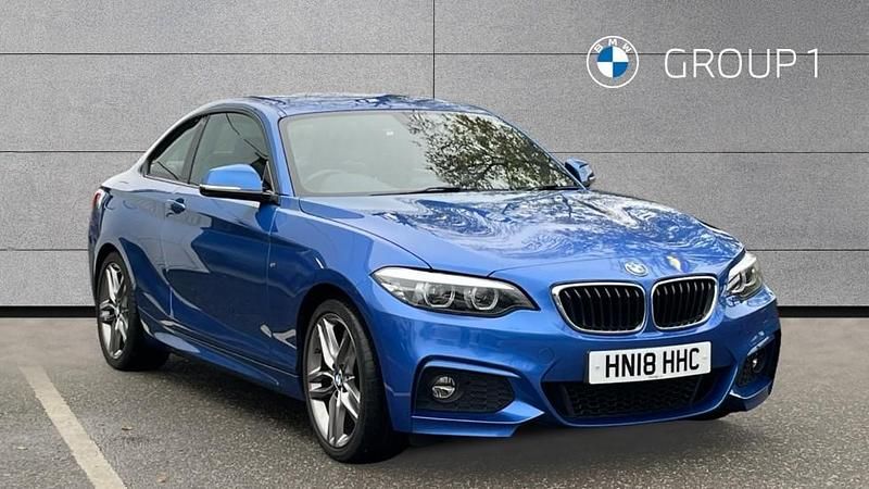 Blue Used 2018 BMW 220 M Sport Coupe | £16,195 (Fair price) - Image 1/4